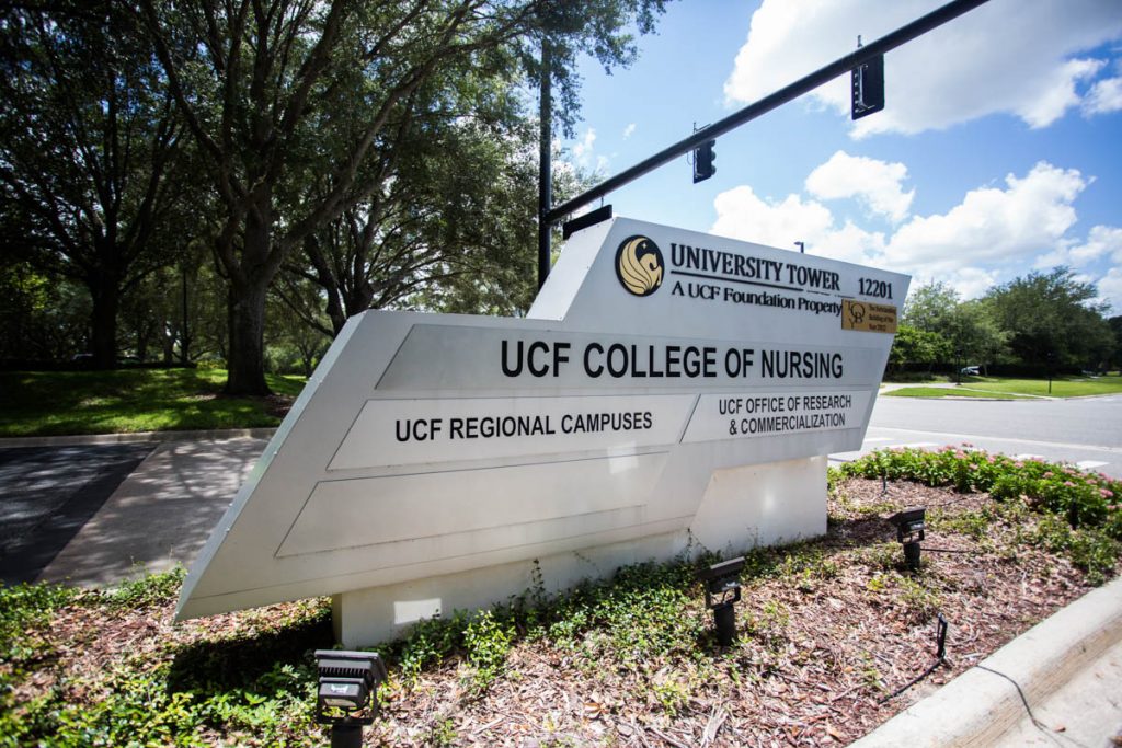 College of Nursing sign