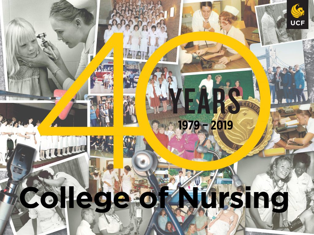 40 years of nursing excellence collage