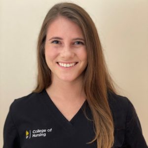 Julianne Huhn, a 2020-21 Helene Fuld Health Trust Scholar and UCF College of Nursing Second Degree BSN student