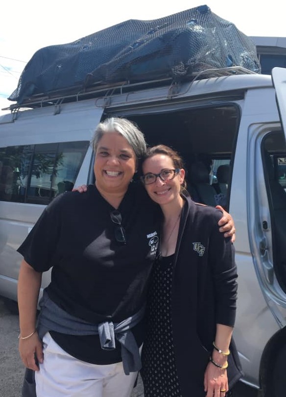 UCF College of Nursing faculty members Desiree Díaz and Heather Peralta in Peru in 2019