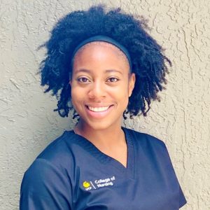 Tia Menna, a 2020-21 Helene Fuld Health Trust Scholar and UCF College of Nursing Second Degree BSN student