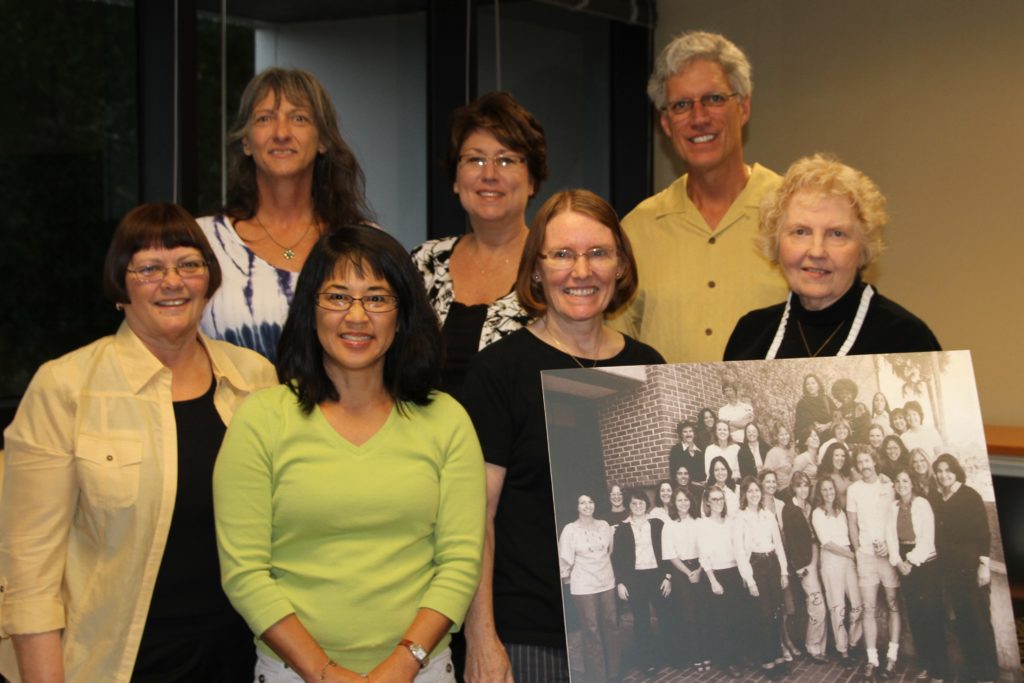 Dr. Frances B. Smith on far right at a UCF College of Nursing alumni reunion