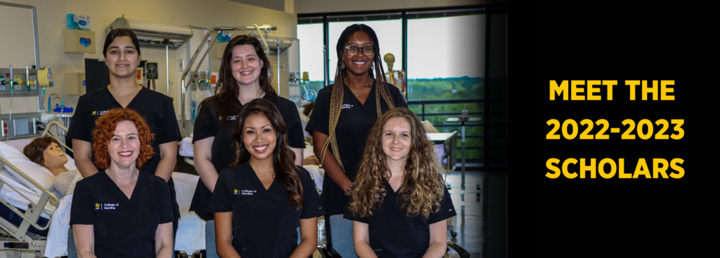 Six UCF accelerated Second Degree BSN students who are Helene Fuld Health Trust scholarship recipients