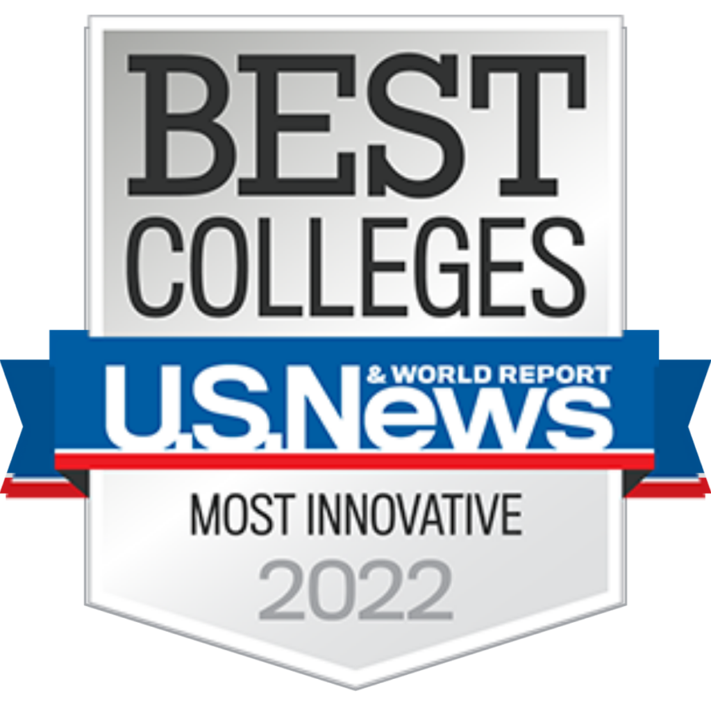 U.S. News Best Colleges Most Innovative 2022 Badge