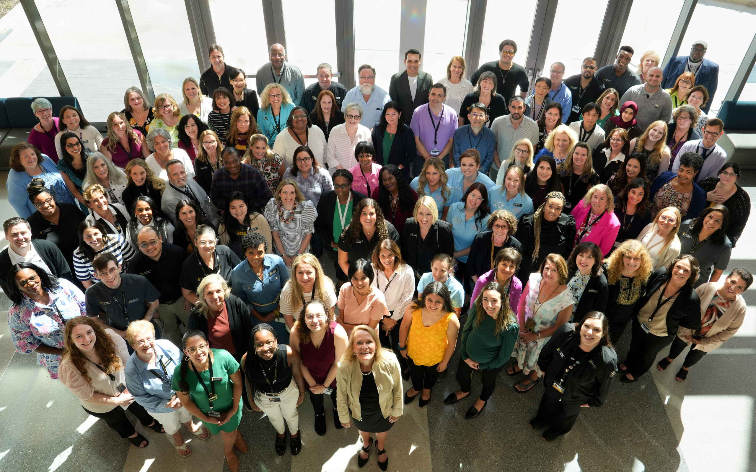 UCF's College of Nursing faculty and staff.