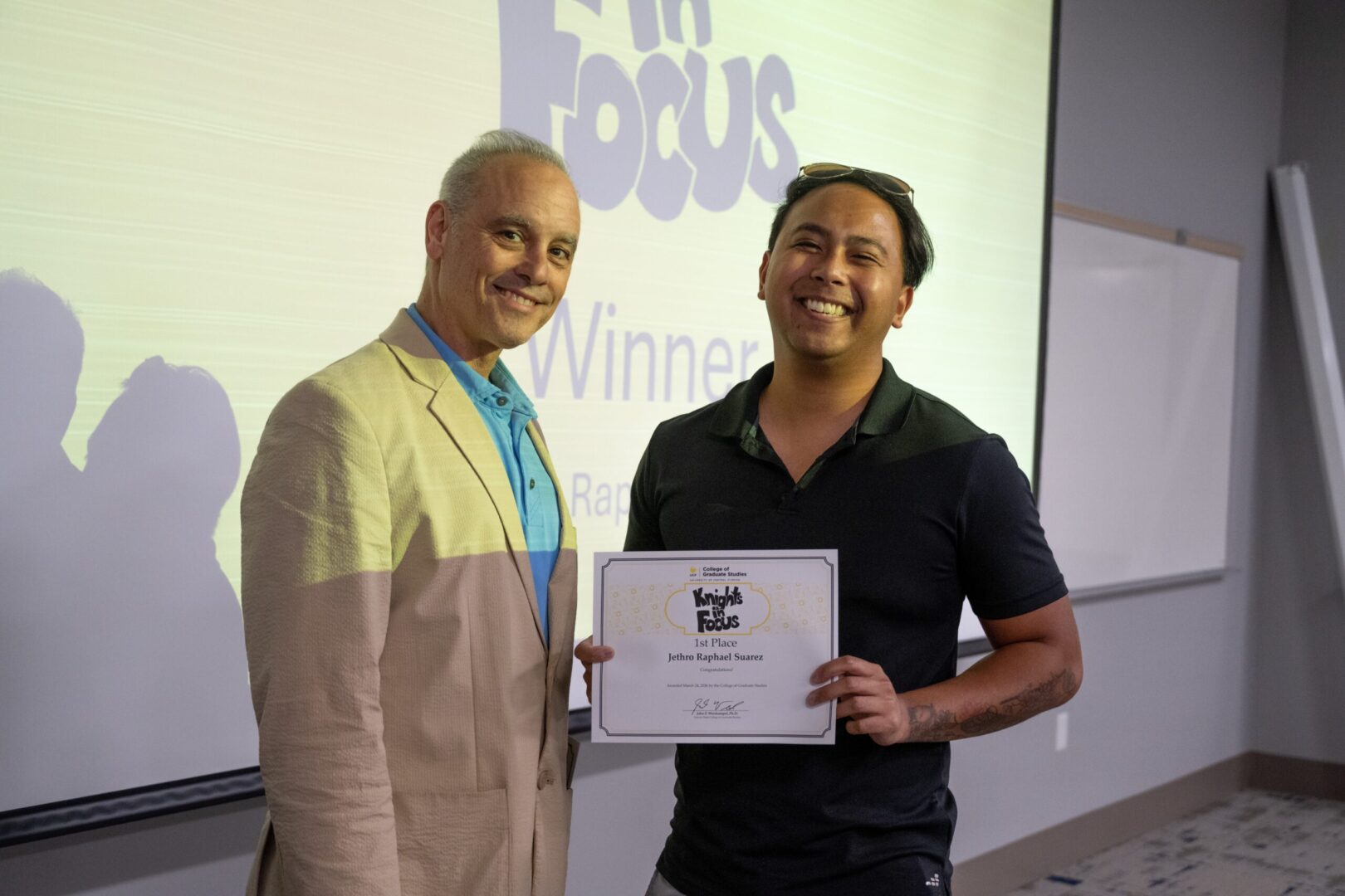 Knights in Focus Celebrates Graduate Student Endeavors