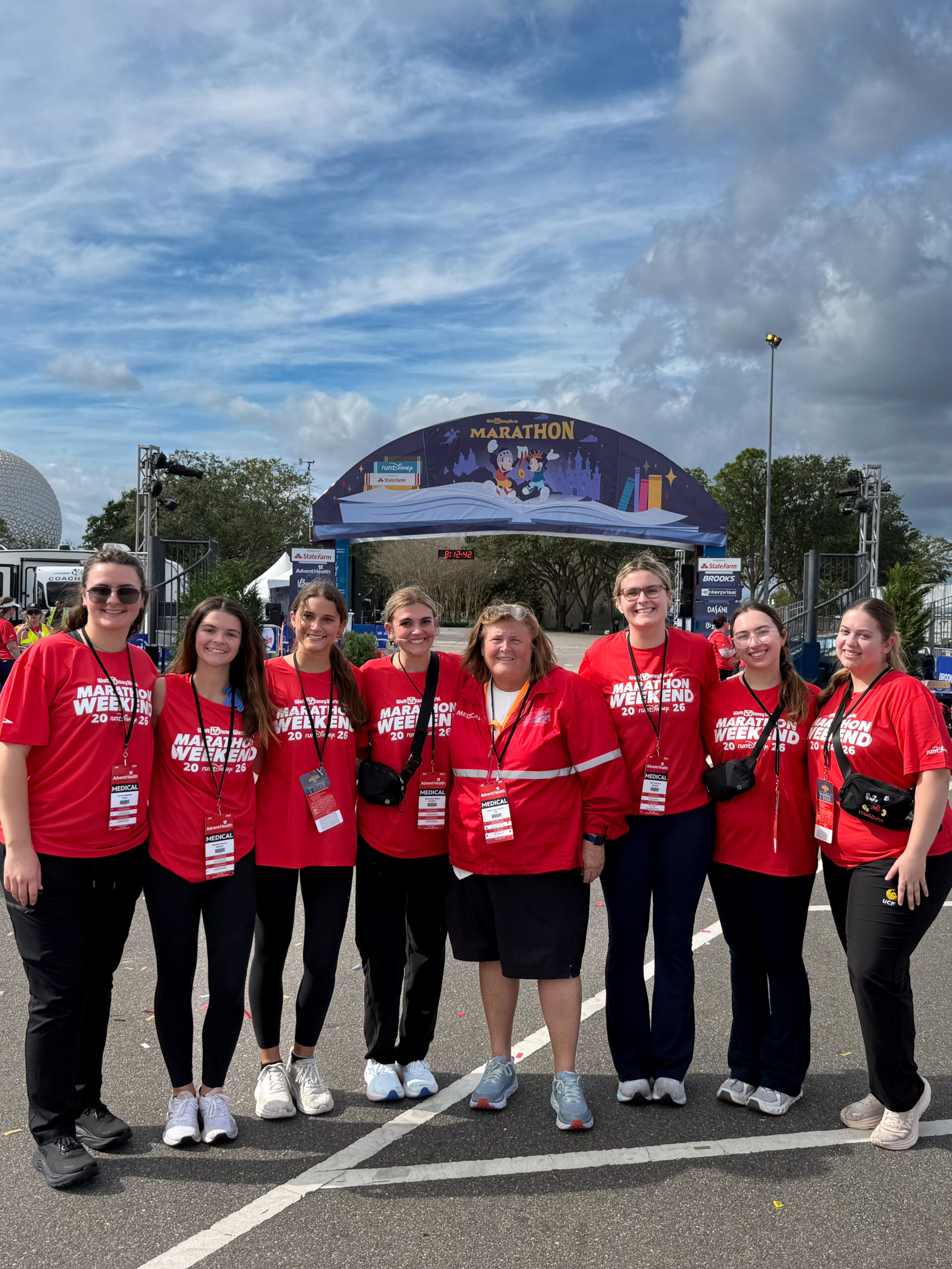 Nursing students serving the community